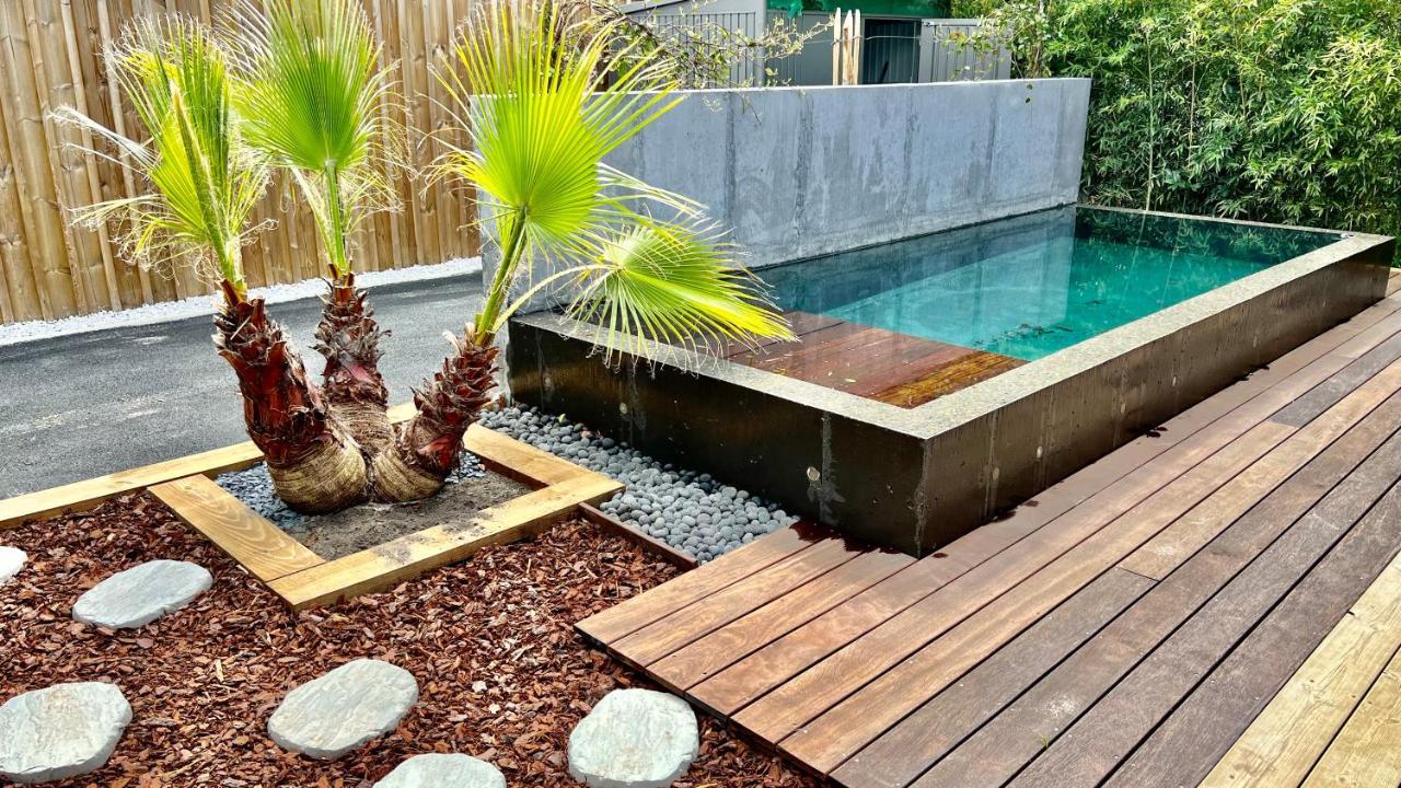 La Villa Canopee - Piscine Chauffee-Fibre-Clim-Jacuzzi Gujan-Mestras Exteriör bild