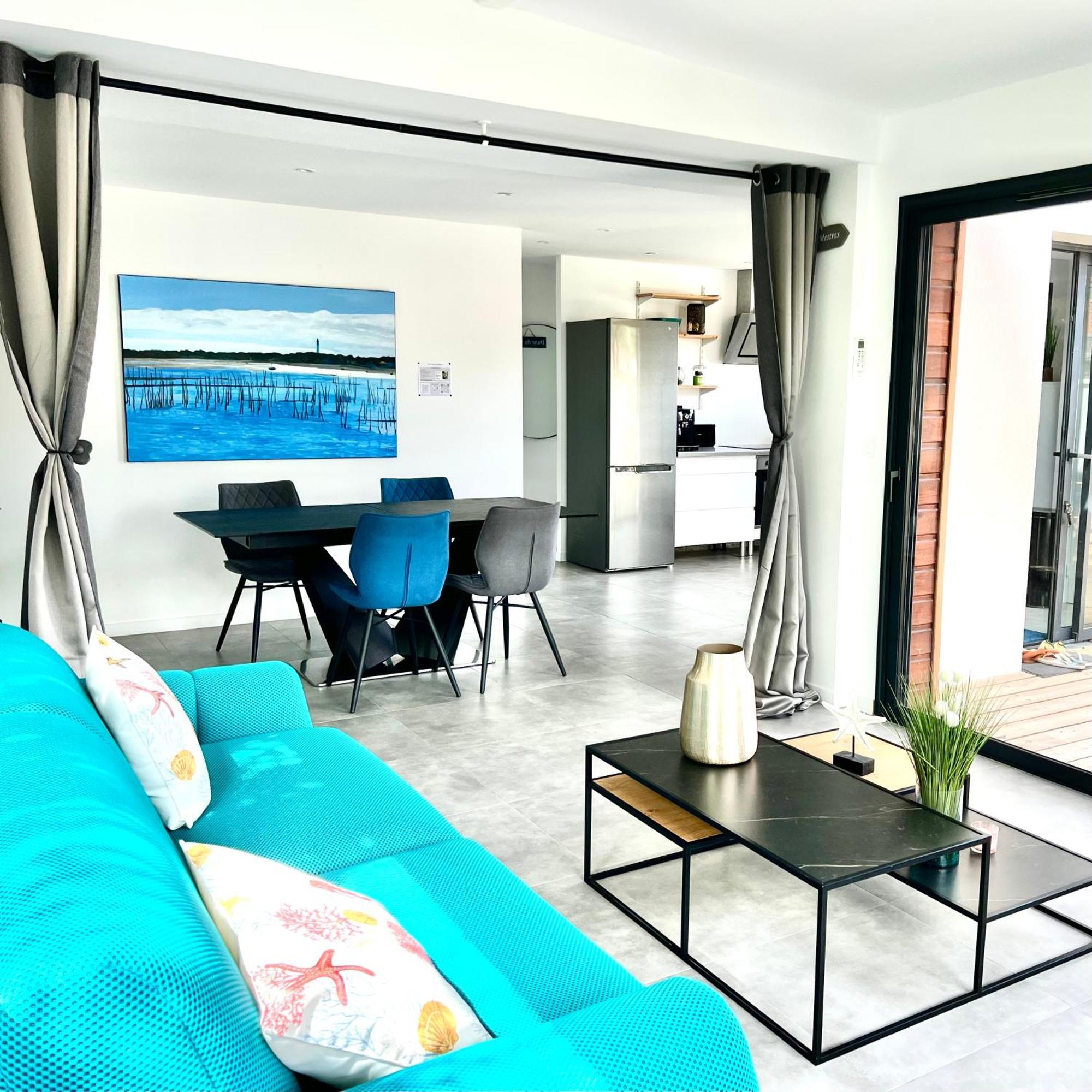 La Villa Canopee - Piscine Chauffee-Fibre-Clim-Jacuzzi Gujan-Mestras Exteriör bild