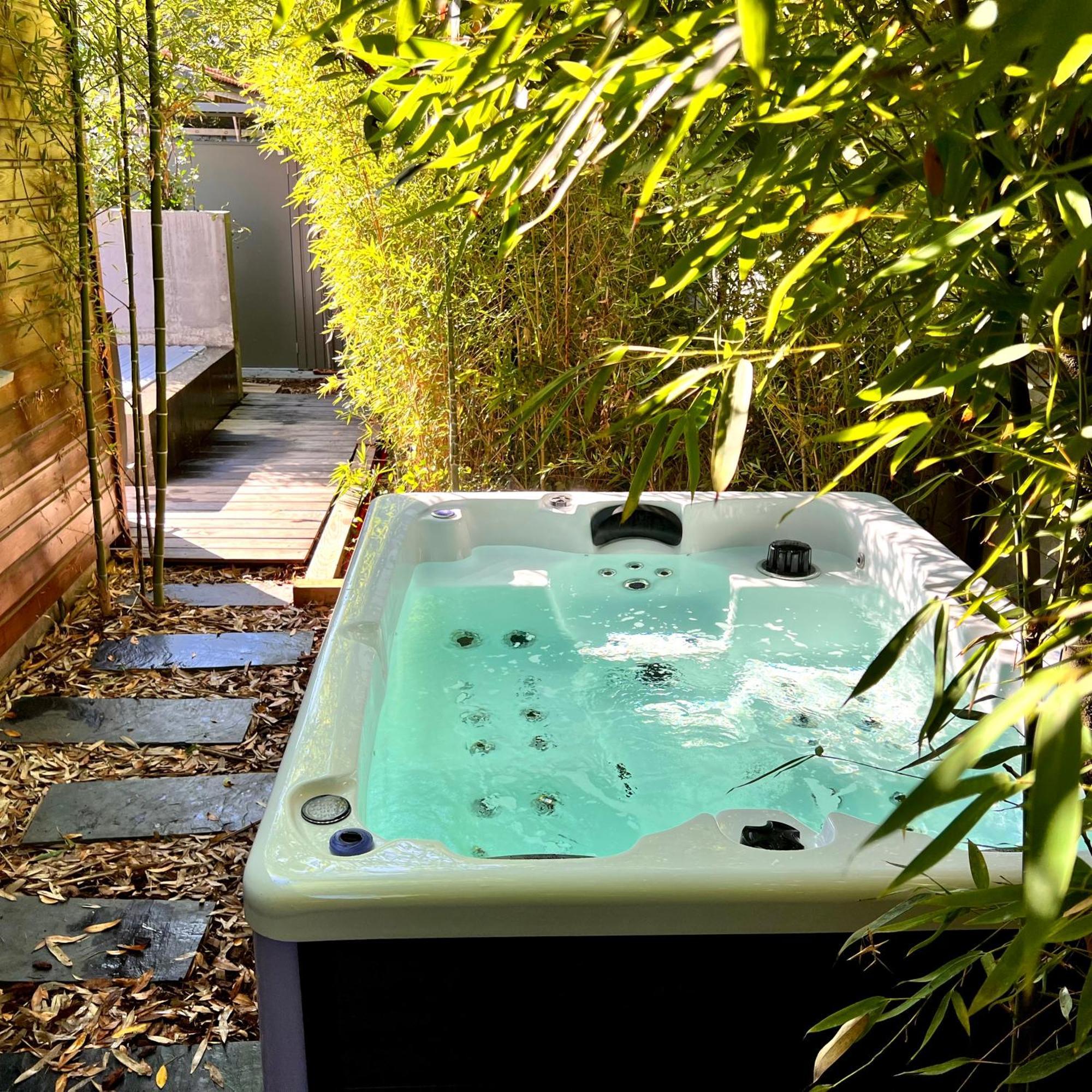 La Villa Canopee - Piscine Chauffee-Fibre-Clim-Jacuzzi Gujan-Mestras Exteriör bild